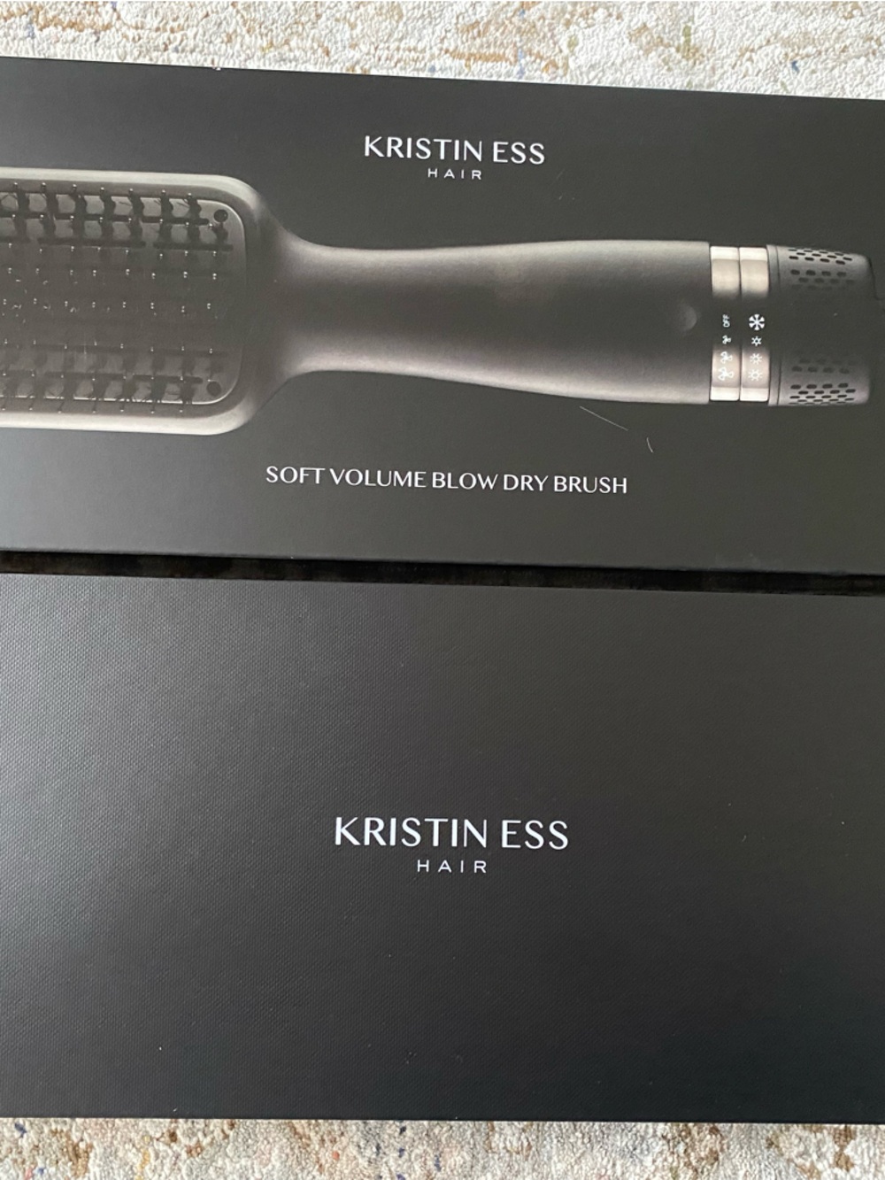 Kristin Ess Soft Volume Blow Dry Brush — Black